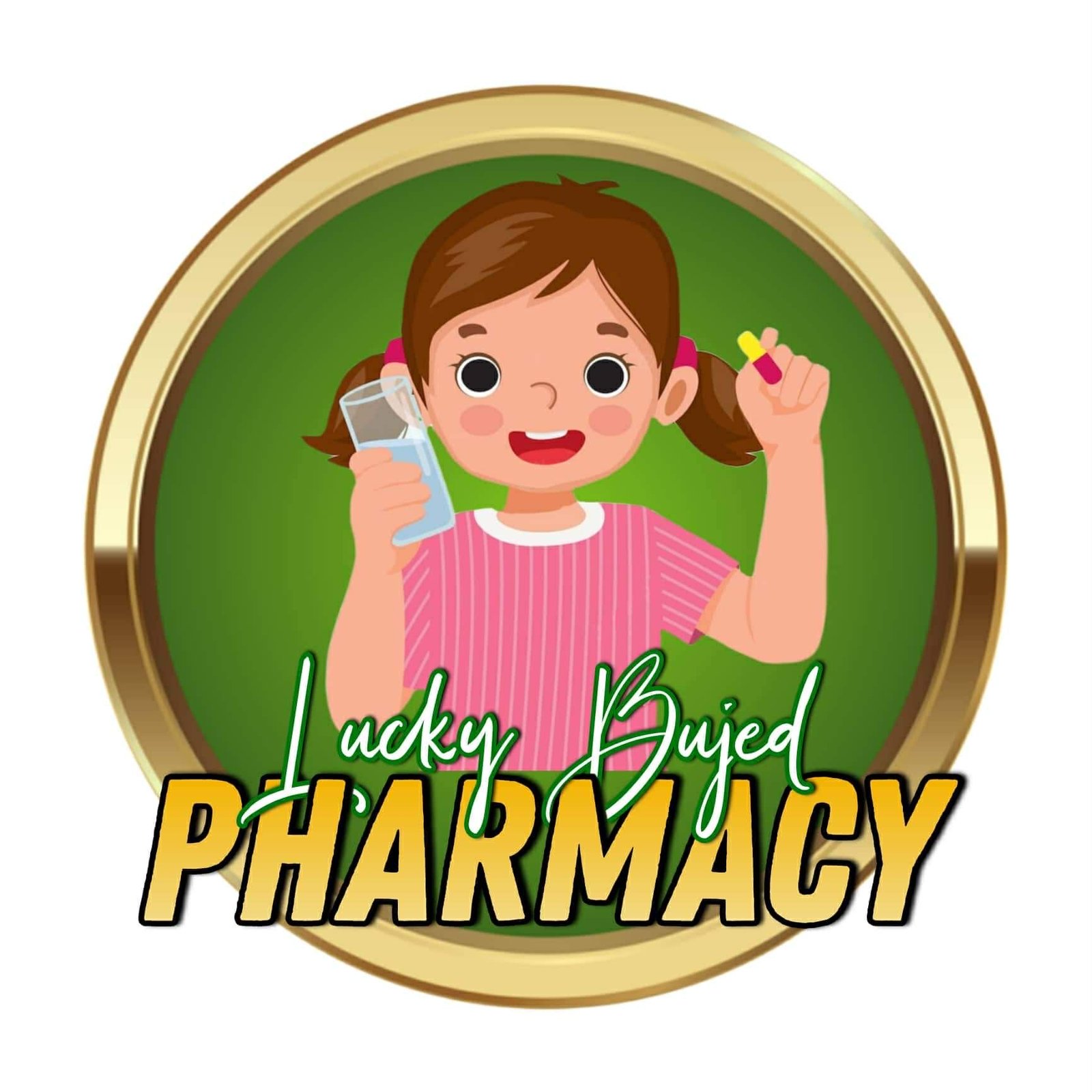 Lucky Bujed Pharmacy Logo